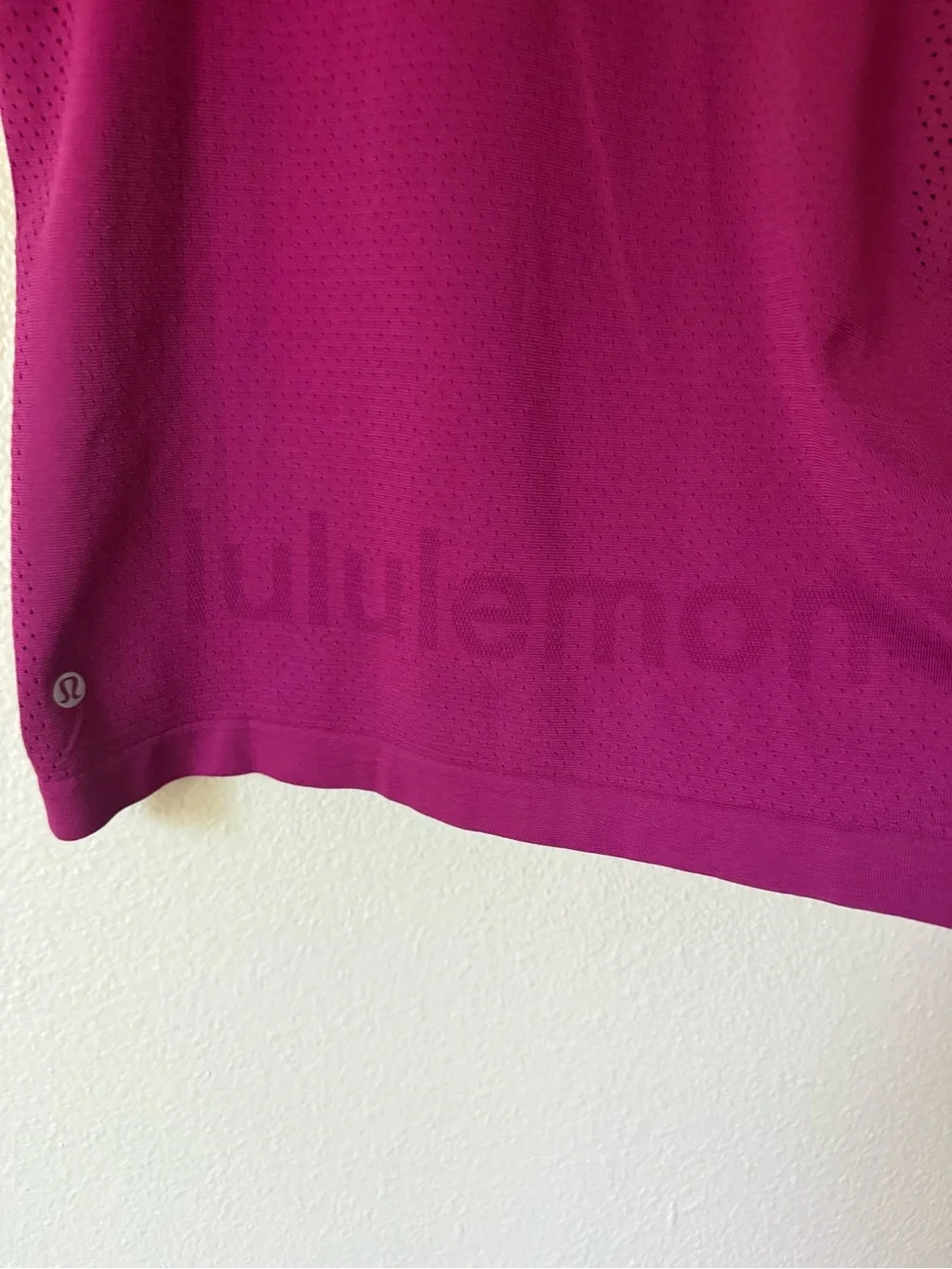 lululemon athletica Short Sleeve Active Tee in Magenta